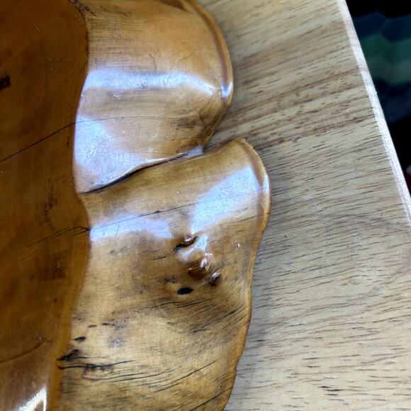 Crucifix on wood  Hand made in the USA 15.5" x 10" cross on raw wood edge slab - Picture 4 of 8